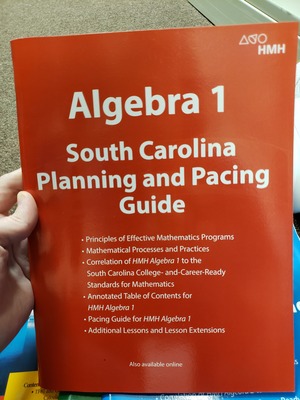Algebra 1 South Carolina Planning and Pacing Guide Algebra 1 South Carolina Planning and Pacing Guide
