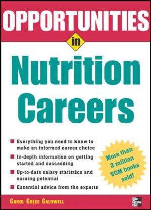 Opportunities in Nutrition Careers Opportunities in Nutrition Careers