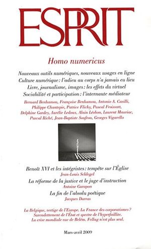 Esprit, N° 353, Mars-avril 2 : Homo numericus Esprit, N° 353, Mars-avril 2 : Homo numericus