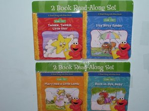 4 Sesame Street Books (Sold As a Set of 2 Packs of Books) 4 Sesame Street Books (Sold As a Set of 2 Packs of Books)