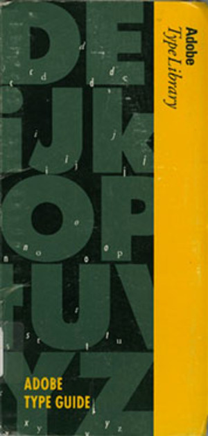 Adobe Type Guide Volume 1 Adobe Type Guide Volume 1