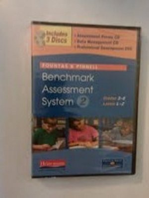 Benchmarjk Assessment System 2 Grades 3-8 Levels L-Z (CDs and DVD) Benchmarjk Assessment System 2 Grades 3-8 Levels L-Z (CDs and DVD)