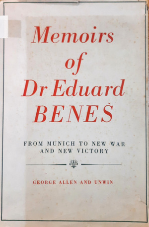 Memories of Dr Eduard Beneš Memories of Dr Eduard Beneš