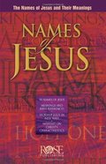 Names Of Jesus, Pamphlet Names Of Jesus, Pamphlet
