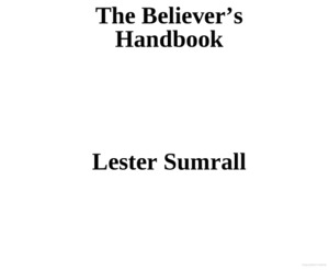 Believer’s Handbook, The (5 in 1 Anthology) Believer’s Handbook, The (5 in 1 Anthology)