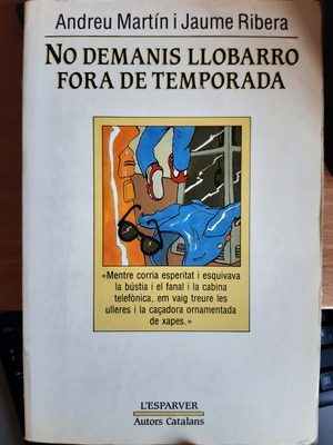 No demanis llobarro fora de temporada No demanis llobarro fora de temporada