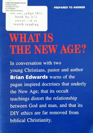 What is the New Age? (Prepared to Answer S.) What is the New Age? (Prepared to Answer S.)