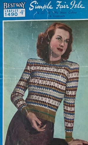 Bestway: Simple Fair Isle Patterns c. 1940 Bestway: Simple Fair Isle Patterns c. 1940