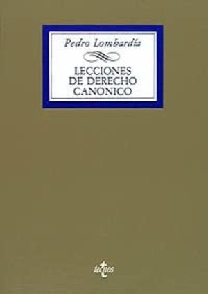 Lecciones de Derecho Canónico Lecciones de Derecho Canónico