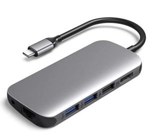 Adapter-USB-C Hub, 9-in-1 USB C Adapter with 4K HDMI Adapter-USB-C Hub, 9-in-1 USB C Adapter with 4K HDMI