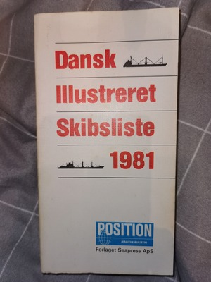 Dansk illustreret skibsliste 1981 Dansk illustreret skibsliste 1981