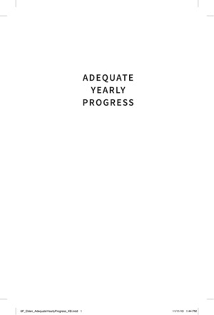 Adequate Yearly Progress Adequate Yearly Progress