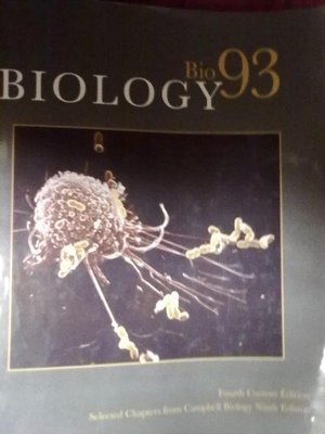Biology: Bio 93 (Biology: Bio93, fourth custom edition: CAMPBELL BIOLOGY 9th edition) Biology: Bio 93 (Biology: Bio93, fourth custom edition: CAMPBELL BIOLOGY 9th edition)