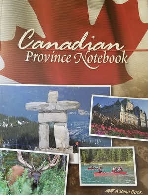 Canadian Province Notebook Canadian Province Notebook