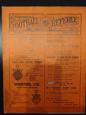 Football Referee - 1937-02 - February, The Football Referee - 1937-02 - February, The