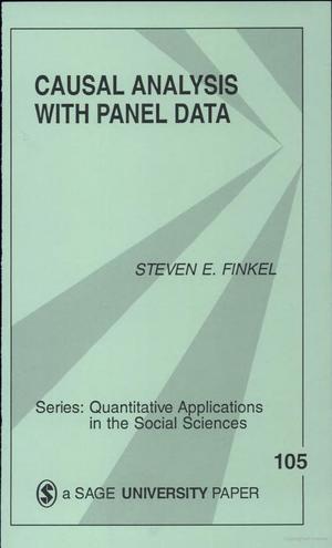 Causal Analysis with Panel Data Causal Analysis with Panel Data