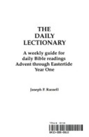 Advent Through Eastertide, Year One Advent Through Eastertide, Year One