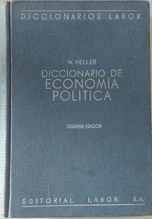 Diccionario de economia politica Diccionario de economia politica