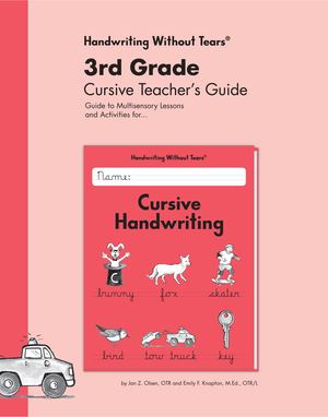3rd Grade Cursive Teacher's Guide 3rd Grade Cursive Teacher's Guide