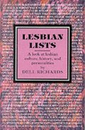 Lesbian Lists Lesbian Lists