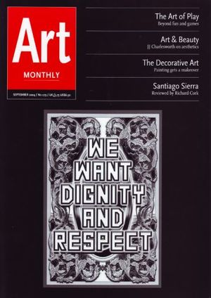 Art Monthly 279: September 2004 Art Monthly 279: September 2004