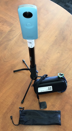 Ricoh Theta 360˙ & Tripod Stand Ricoh Theta 360˙ & Tripod Stand