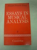 Essays in Musical Analysis, Vol. 3: Concertos Essays in Musical Analysis, Vol. 3: Concertos