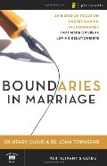 Boundaries in Marriage Participant's Guide Boundaries in Marriage Participant's Guide