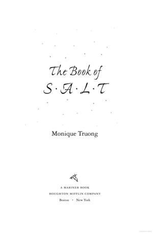Book of Salt, The Book of Salt, The