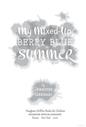 My Mixed-Up Berry Blue Summer My Mixed-Up Berry Blue Summer