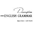 Descriptive English Grammar, 2nd Edition Descriptive English Grammar, 2nd Edition