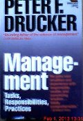 Management: Tasks, Responsibilities, Practices (Harper & Row management library) Management: Tasks, Responsibilities, Practices (Harper & Row management library)
