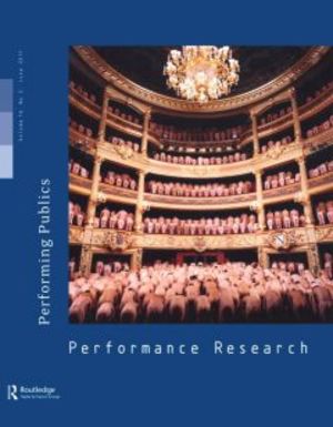 Performing Publics: Performance Research Volume 16, No.2, June 2011 Performing Publics: Performance Research Volume 16, No.2, June 2011