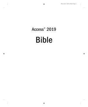 Access 2019 Bible Access 2019 Bible