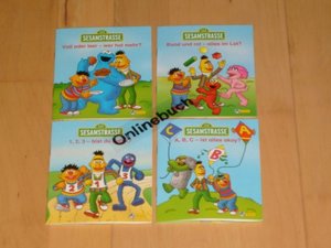 4 Bücher Sesamstraße 123 4 Bücher Sesamstraße 123