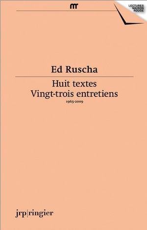 Ed Ruscha:Huit Textes (French Ed) Ed Ruscha:Huit Textes (French Ed)