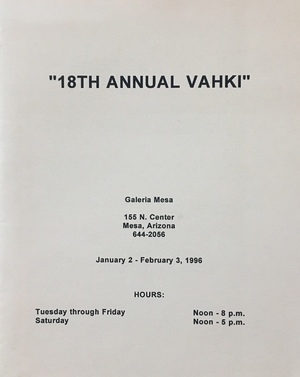 18th annual Vahki 18th annual Vahki
