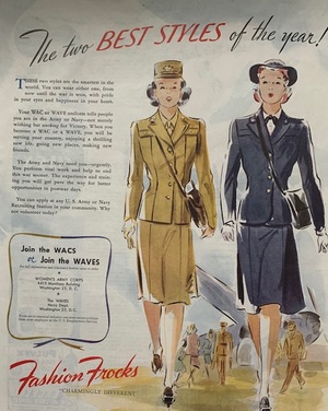 Advertisement Tear Sheet - WACS & WAVES Recruitment Advertisement Tear Sheet - WACS & WAVES Recruitment