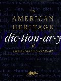 American Heritage Dictionary of the English Language, Third Edition, The American Heritage Dictionary of the English Language, Third Edition, The