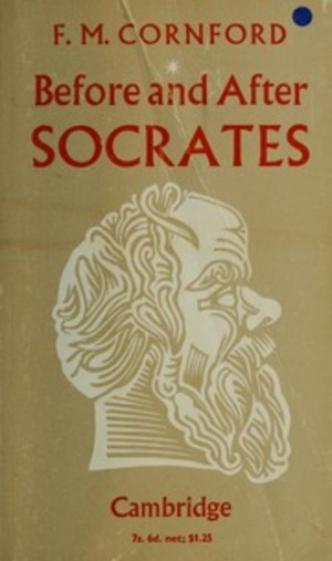 Before and After Socrates Before and After Socrates