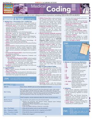 Medical Coding (Quick Study Academic) Medical Coding (Quick Study Academic)