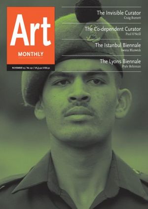 Art Monthly 291: November 2005 Art Monthly 291: November 2005