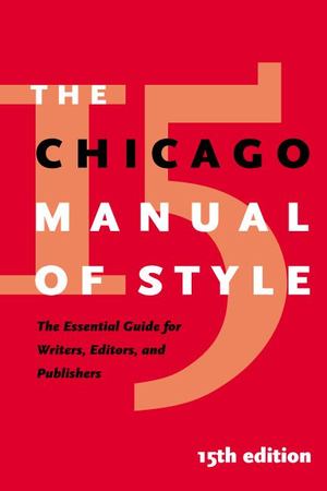 Chicago Manual of Style, The Chicago Manual of Style, The