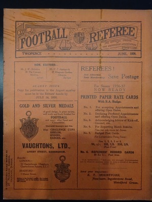 Football Referee - 1936-06 - June, The Football Referee - 1936-06 - June, The