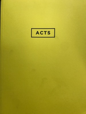 Acts Study Acts Study