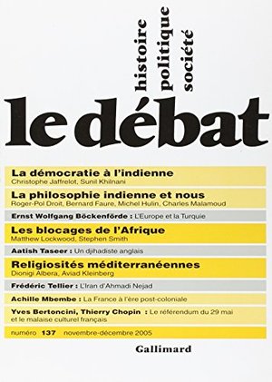 Le Débat, N° 137 Novembre-Décembre 2005 Le Débat, N° 137 Novembre-Décembre 2005