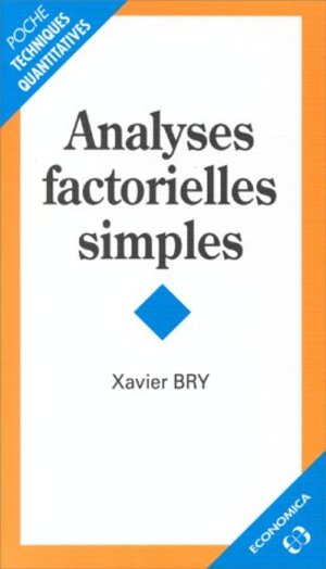 Analyses factorielles multiples Analyses factorielles multiples