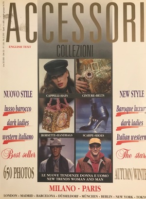Accessori Collezioni Autumn/Winter 1992-1993 Accessori Collezioni Autumn/Winter 1992-1993