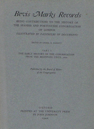 Bevis Marks Records Part I (until 1800) Bevis Marks Records Part I (until 1800)