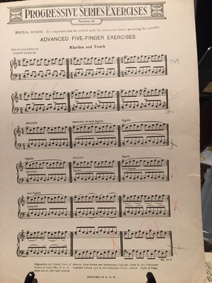 Advanced Five-Finger Exercises: Rhythm and Touch Advanced Five-Finger Exercises: Rhythm and Touch